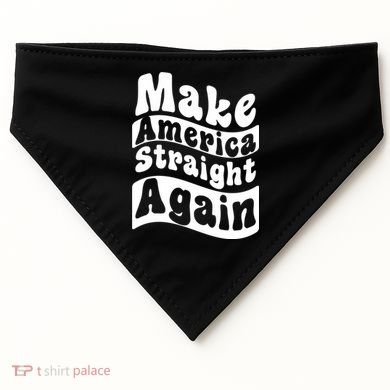 MASA Make America Straight Again USA-Made Doggie Bandana