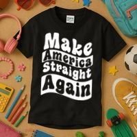 MASA Make America Straight Again Kids T-Shirt thumb 3