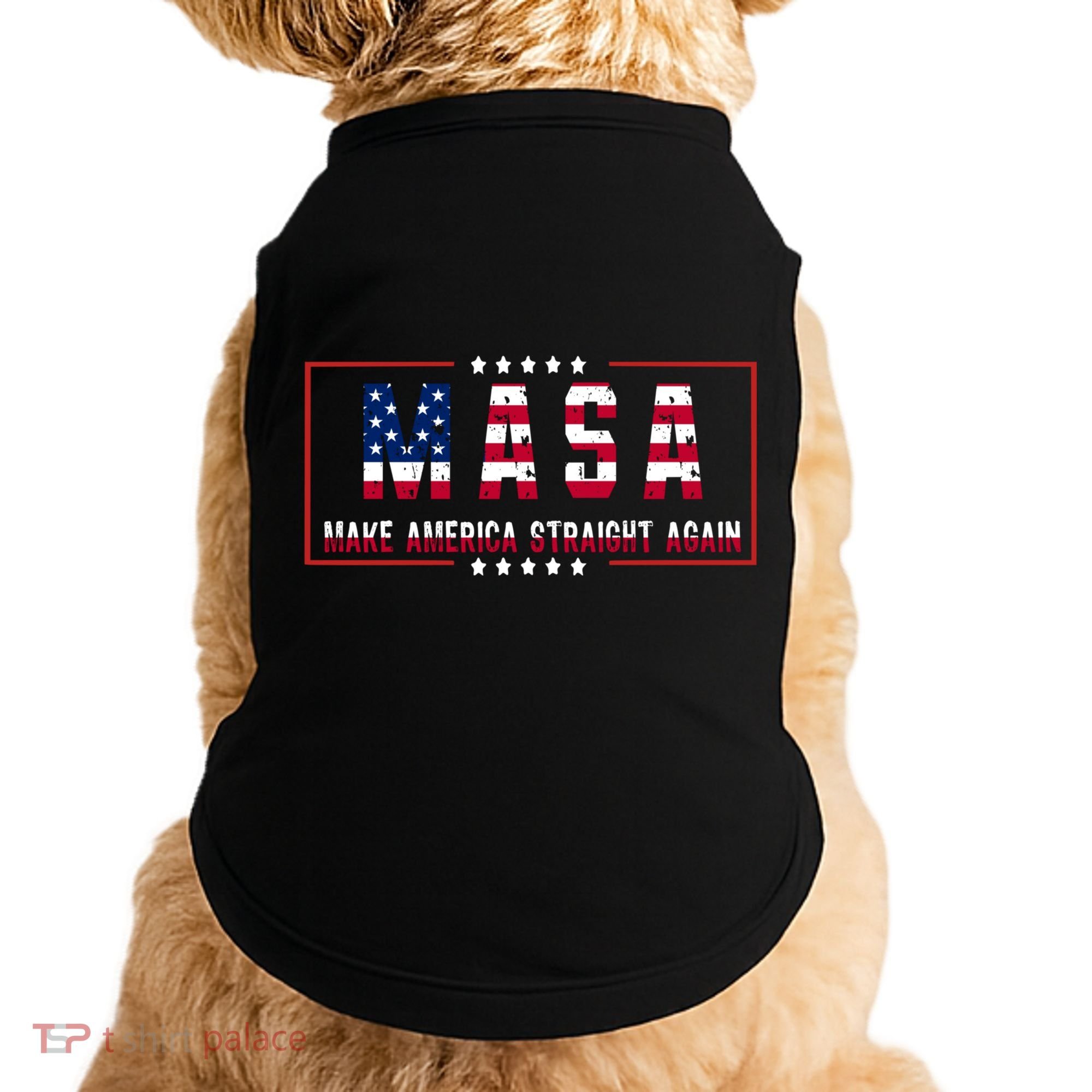 MASA Make America Straight Again Doggie Tank
