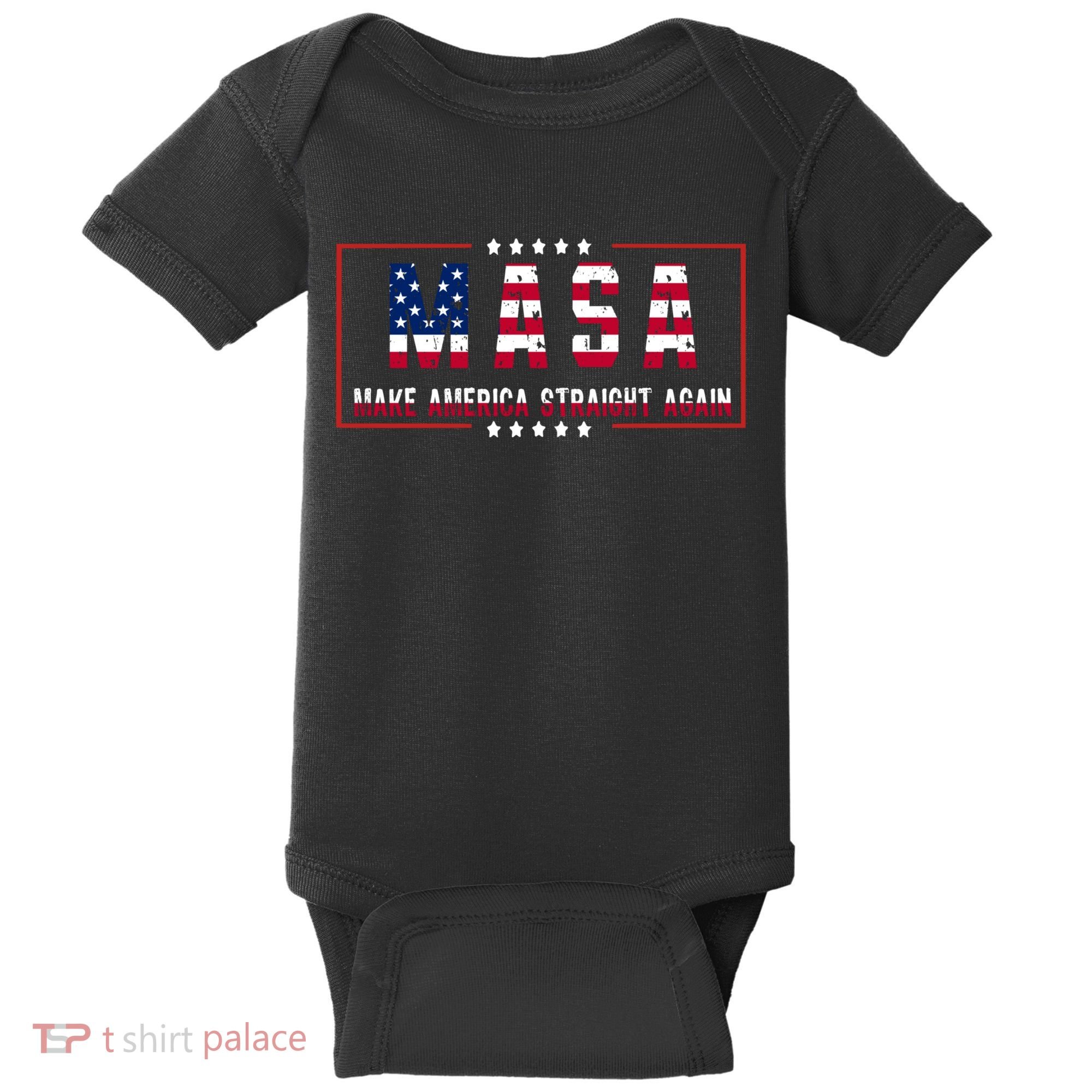 MASA Make America Straight Again Baby Bodysuit