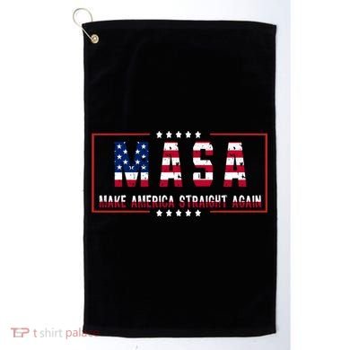 MASA Make America Straight Again Golf Towel