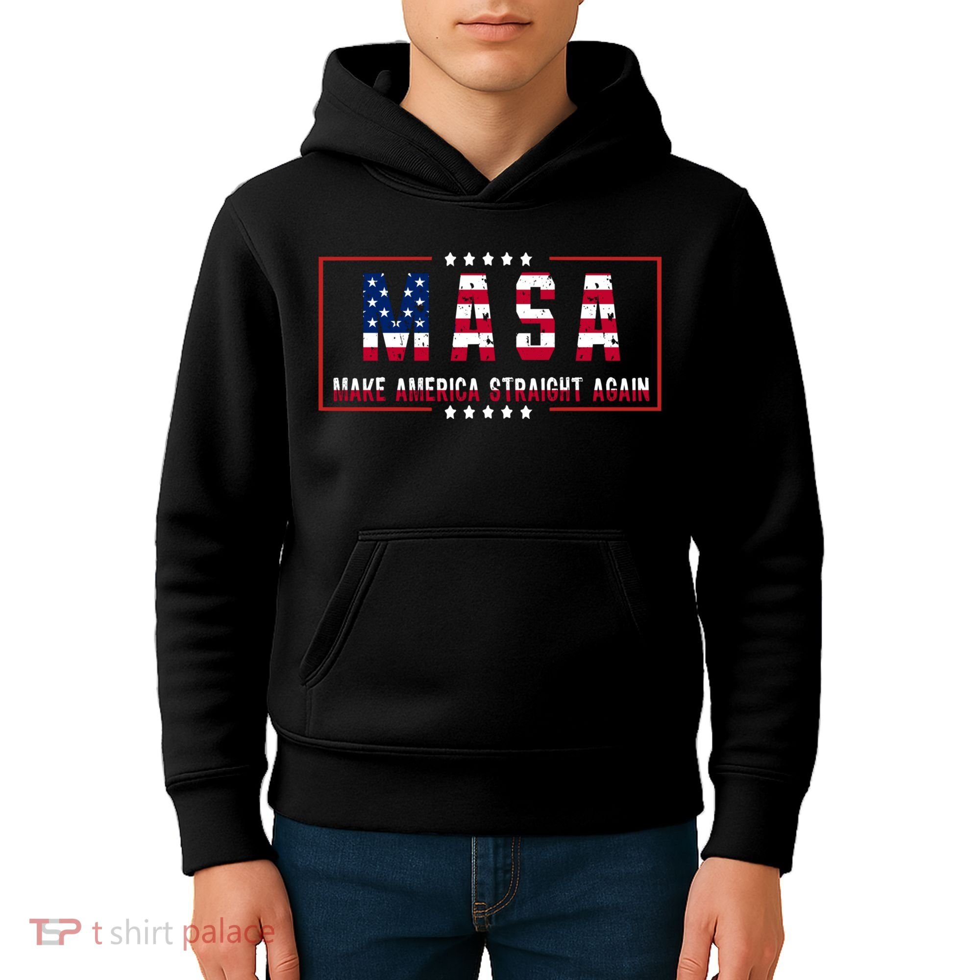 MASA Make America Straight Again Kids Hoodie