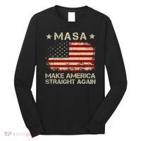 MASA Make America Straight Again Long Sleeve Shirt thumb 0