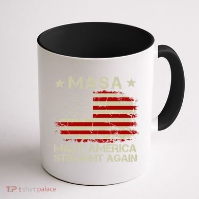MASA Make America Straight Again Coffee Mug back