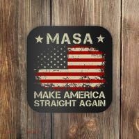 MASA Make America Straight Again Coaster thumb 0