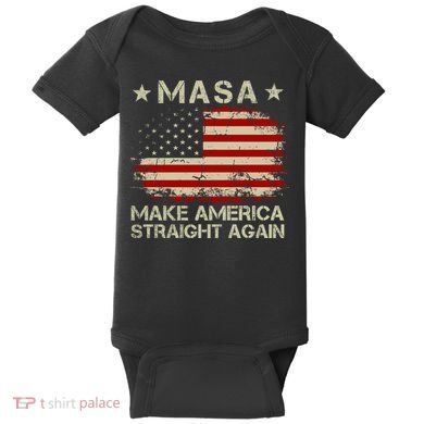 MASA Make America Straight Again Baby Bodysuit