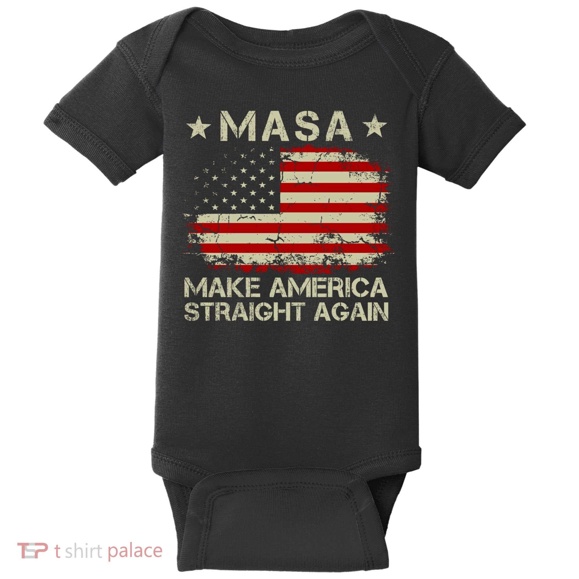 MASA Make America Straight Again Baby Bodysuit