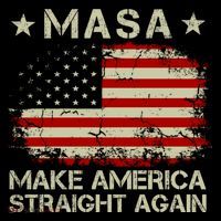 MASA Make America Straight Again Baby Bodysuit thumb 2