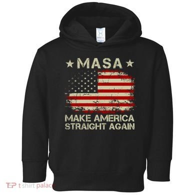 MASA Make America Straight Again Toddler Hoodie
