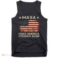 MASA Make America Straight Again Tank Top thumb 0
