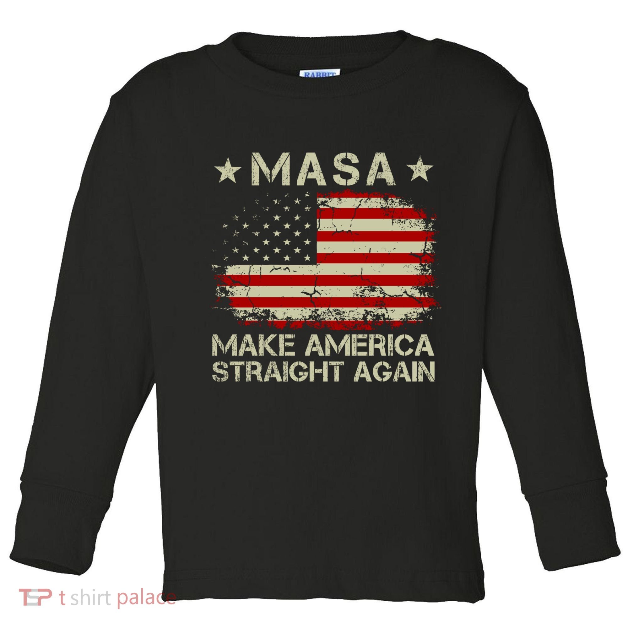 MASA Make America Straight Again Toddler Long Sleeve Shirt
