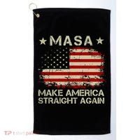 MASA Make America Straight Again Golf Towel thumb 0