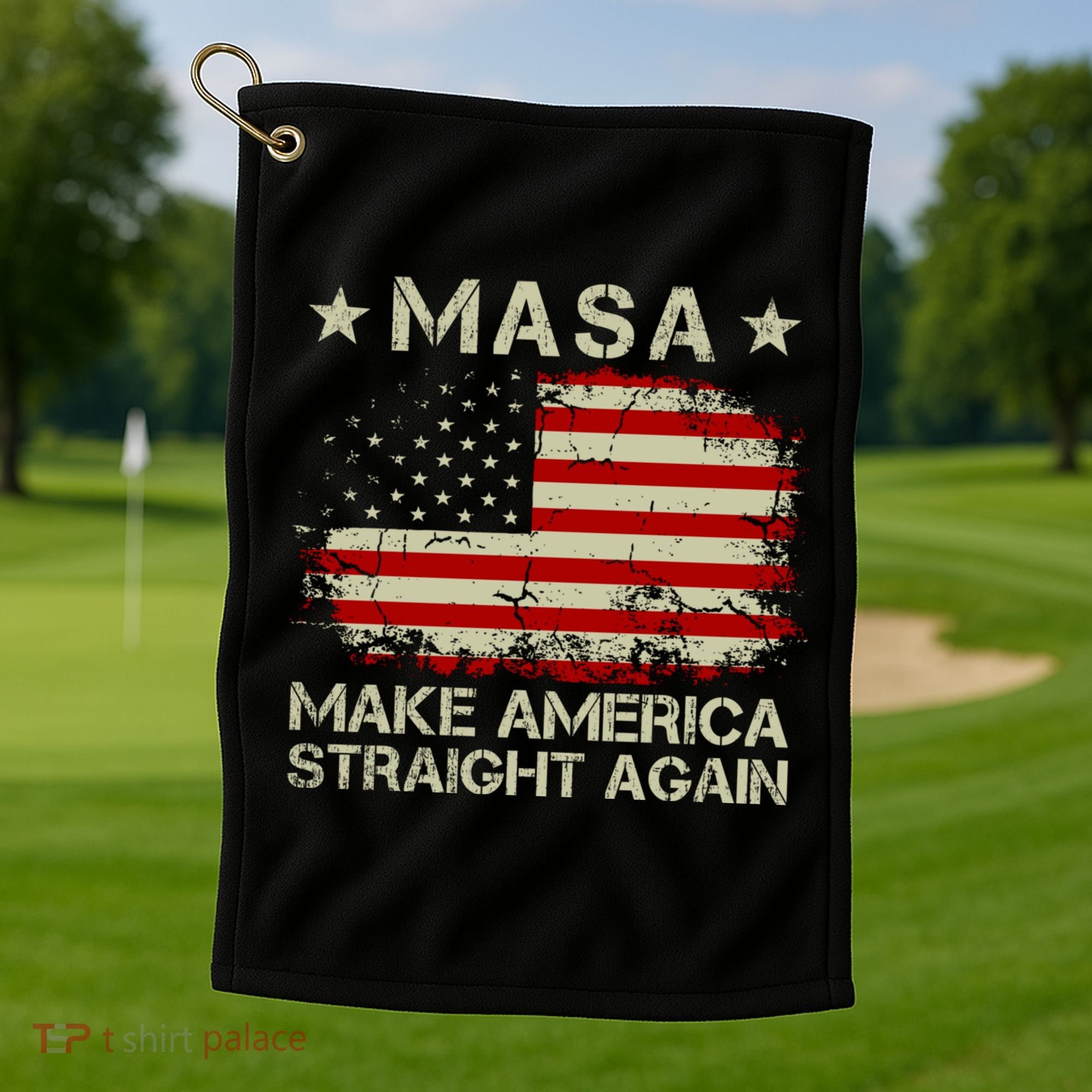 MASA Make America Straight Again Golf Towel