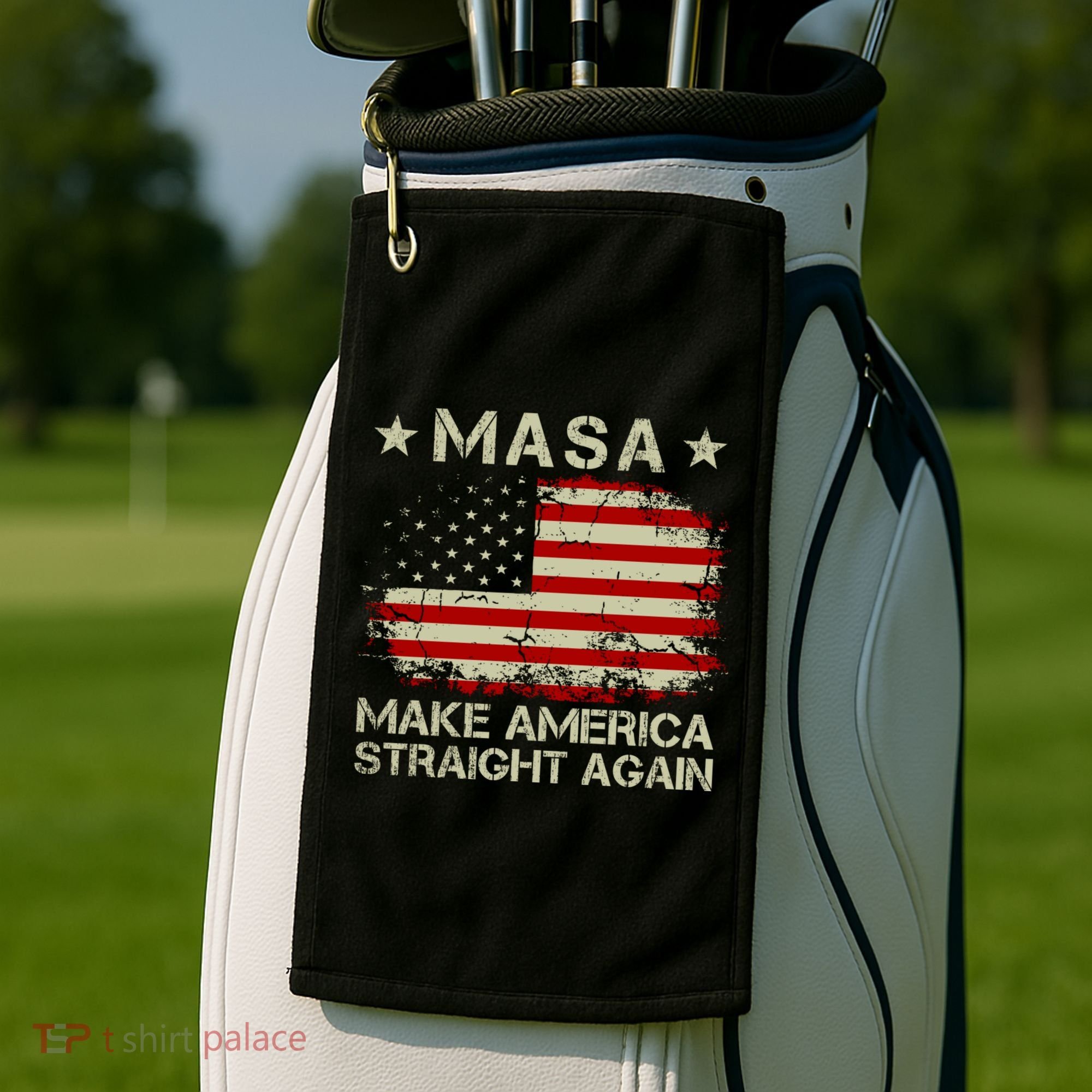 MASA Make America Straight Again Golf Towel