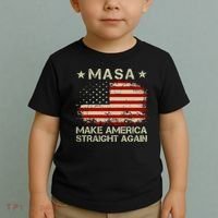 MASA Make America Straight Again Toddler T-Shirt thumb 2