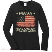 MASA Make America Straight Again Women's Long Sleeve Shirt thumb 0