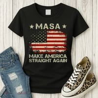 MASA Make America Straight Again Women's T-Shirt thumb 3