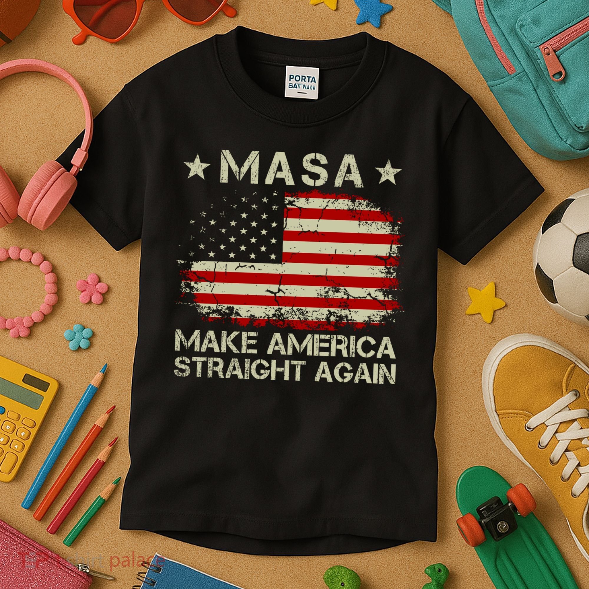MASA Make America Straight Again Kids T-Shirt