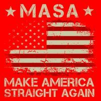 MASA Make America Straight Again Santa Hat thumb 1