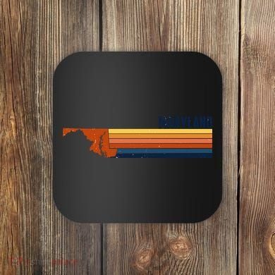 Retro Vintage Maryland Coaster