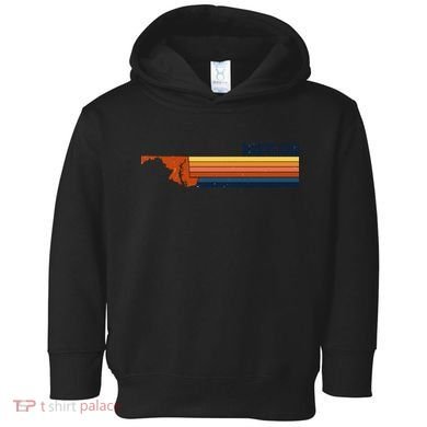 Retro Vintage Maryland Toddler Hoodie