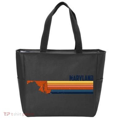 Retro Vintage Maryland Tote Bag