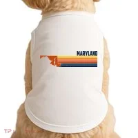 Retro Vintage Maryland Doggie Tank thumb 0