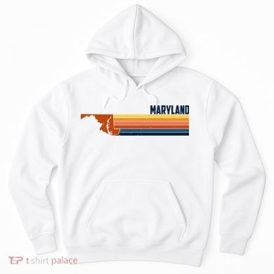Retro Vintage Maryland Hoodie