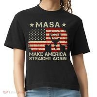 MASA Make America Straight Again Comfort Colors Boxy T-Shirt thumb 0