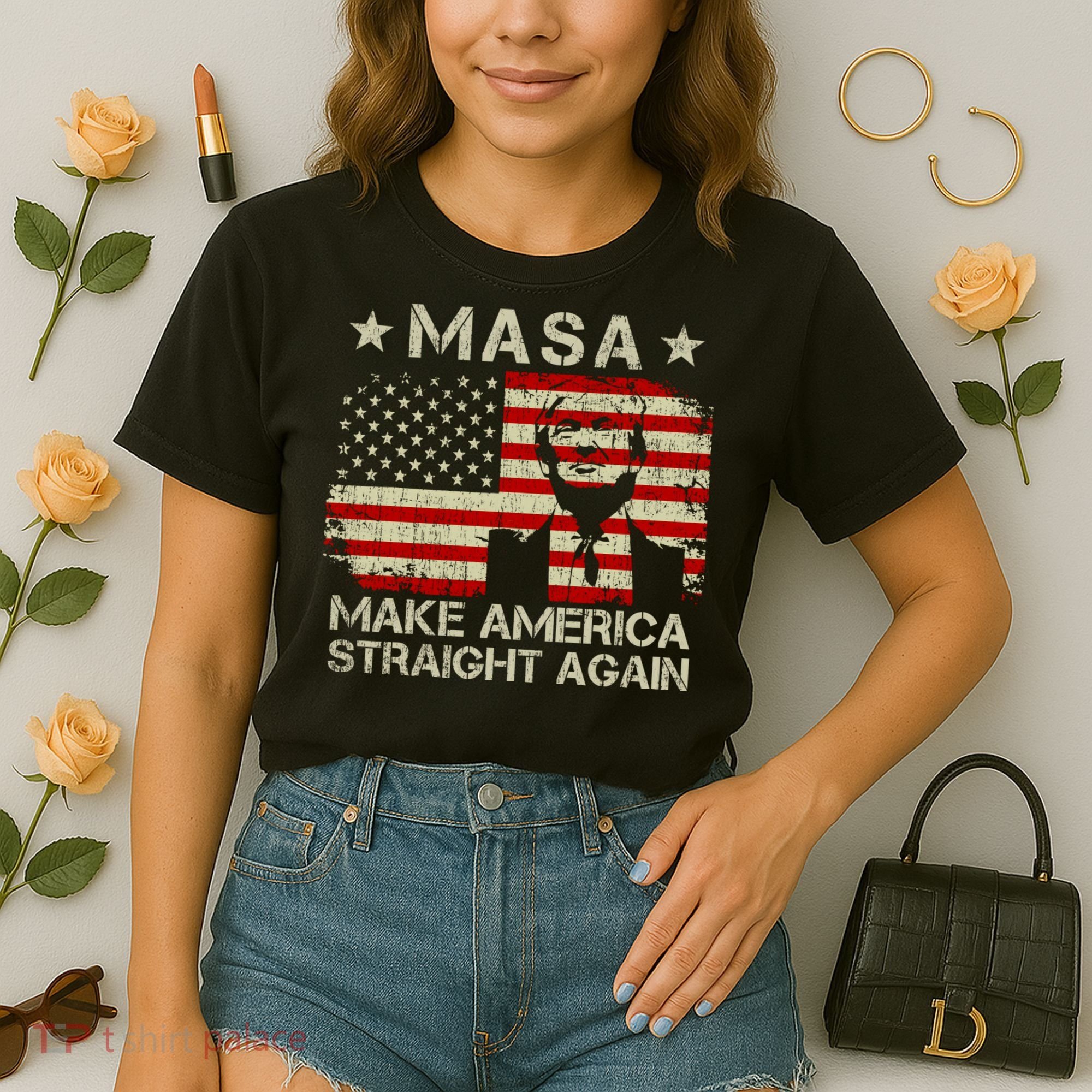 MASA Make America Straight Again Comfort Colors Boxy T-Shirt