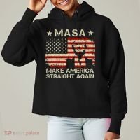 MASA Make America Straight Again Ladies Heavyweight Boxy Pullover Hoodie thumb 0