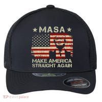 MASA Make America Straight Again Flexfit Unipanel Trucker Cap thumb 0
