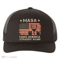 MASA Make America Straight Again Yupoong Adult 5-Panel Trucker Hat thumb 0
