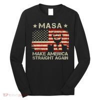 MASA Make America Straight Again Long Sleeve Shirt thumb 0