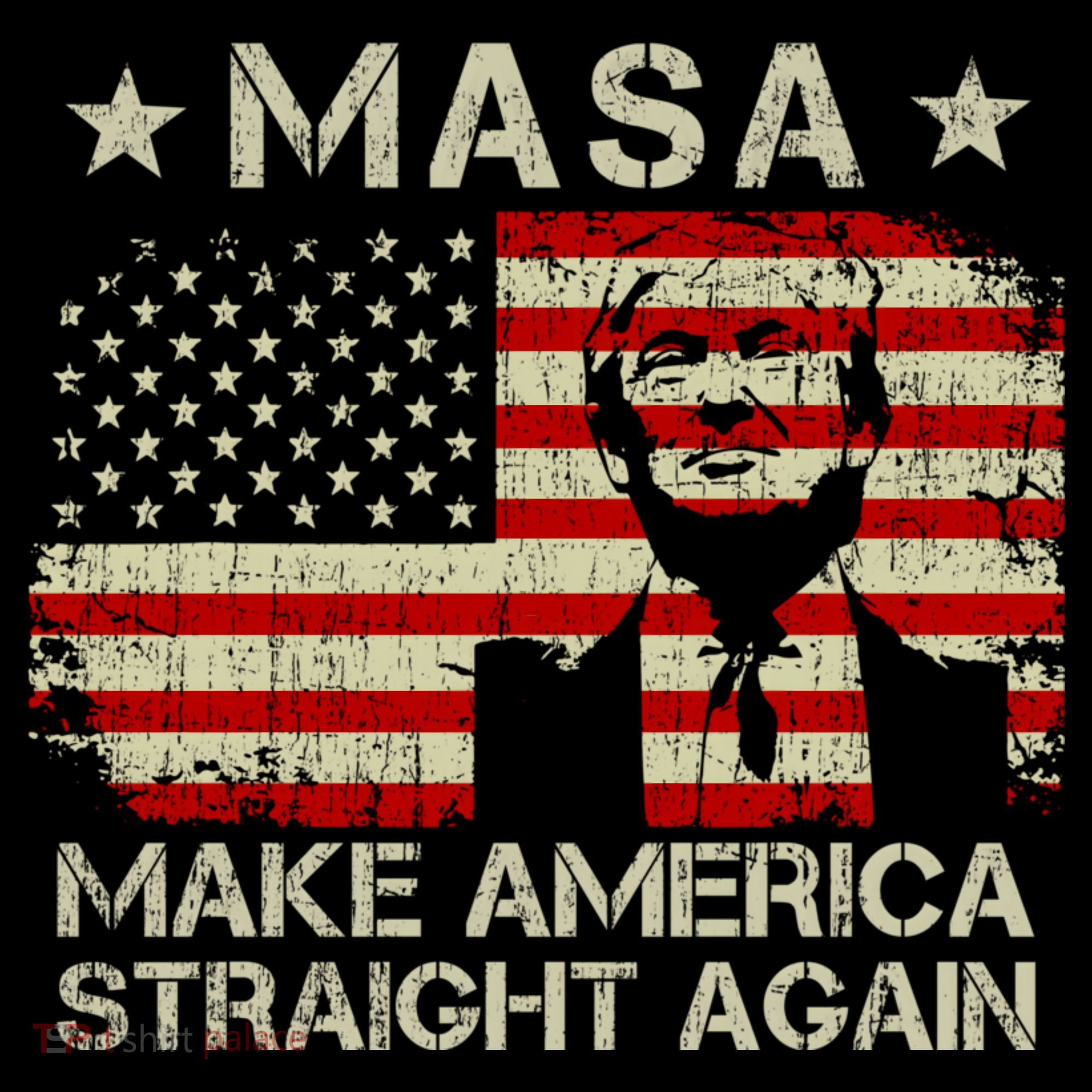 MASA Make America Straight Again Long Sleeve Shirt
