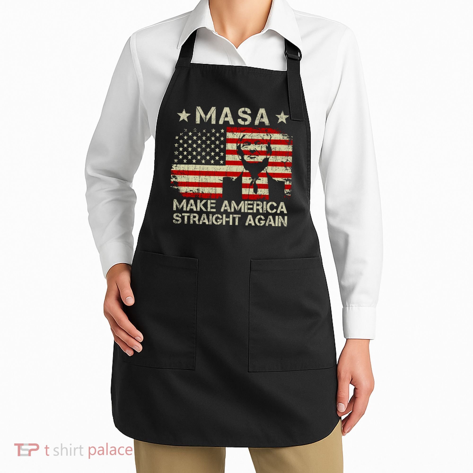 MASA Make America Straight Again Apron