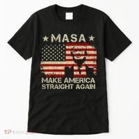 MASA Make America Straight Again Tall T-Shirt thumb 0