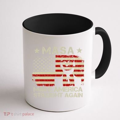 MASA Make America Straight Again Coffee Mug back