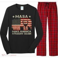 MASA Make America Straight Again Long Sleeve Pajama Set thumb 0
