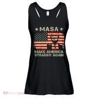 MASA Make America Straight Again Ladies Essential Flowy Tank thumb 0