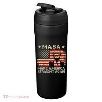 MASA Make America Straight Again 24oz Duet Stainless Steel Tumbler thumb 3