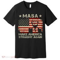 MASA Make America Straight Again Premium T-Shirt thumb 0