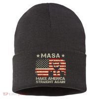 MASA Make America Straight Again Sustainable Knit Beanie thumb 0