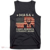 MASA Make America Straight Again Tank Top thumb 0