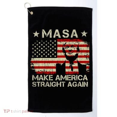 MASA Make America Straight Again Golf Towel