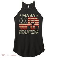 MASA Make America Straight Again Women's Perfect Tri Rocker Tank thumb 0