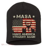 MASA Make America Straight Again Short Acrylic Beanie thumb 0