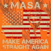 MASA Make America Straight Again Kati Licensed 12" Camo Cuffed Beanie thumb 2