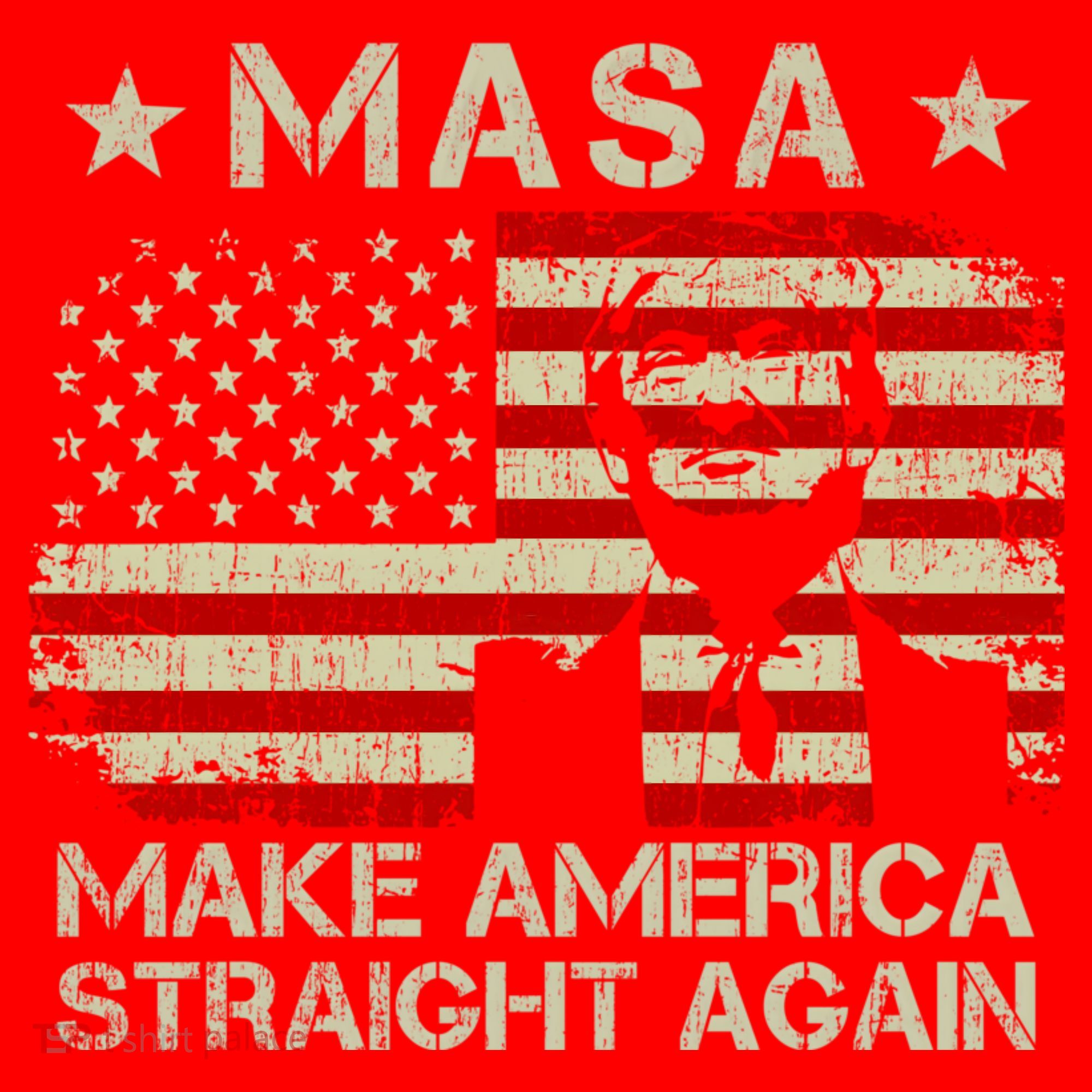 MASA Make America Straight Again Santa Hat