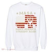MASA Make America Straight Again Garment-Dyed Sweatshirt thumb 0